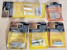 5 Pkgs Of Prime-line Bi-fold & Patio Door Hardware Pivots Brackets Rollers. Fixed Price $9.77.