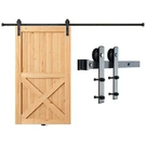 Vevor 8FT Sliding Barn Door Hardware Closet Track Kit For Single Hanger. Fixed Price $52.99.
