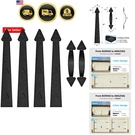 Magnetic Garage Door Decorative Hardware Set Of 6, Curb Appeal Faux Hinges An.... Fixed Price $26.39.