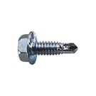 American Garage Door Supply MS1458 Hinge Screw,self DRILLER,1 In., 10 Pack Tek. Fixed Price $7.25.