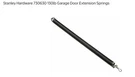 Stanley Lot Of Two 730630 25" 130 Lb. Garage Door Extension Spring New Usa. Fixed Price $24.50.