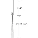 American Garage Door Supply BPS152-94 Brushseal, Polyp., 1-1/2-IN Straight. Fixed Price $101.99.