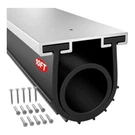 10 Ft Garage Door Bottom Seal With Pre-drilled Aluminum Track Retainer. Fixed Price $39.85.