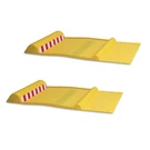 Parking Mat 21" X 11" 2" Durable Yellow Floor Protector For Garage Use. Fixed Price $45.05.