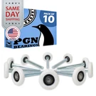 Pgn Garage Door Rollers 10 Pack, 4 Nylon Wheels, 6200-2RS Bearing. Fixed Price $23.95.