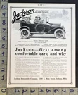 1913 Jackson Olympic Touring Car Majestic Sultanic Model Michigan Auto Ad FC7689. Fixed Price $24.95.