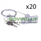 Garage Door Emergency Disconnect Release Key Lock X20. Fixed Price $164.13.