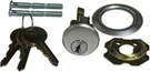 New Garage Door Lock Cylinder Keyed Alike With 3 Keys. Fixed Price $12.99.