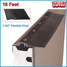 Garage Door Top Sides Seal 18 Feet Weather Stripping Trim, Flexible Vinyl. Fixed Price $59.82.