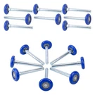 Ihdyppew 16 Pack 2" Nylon Garage Door Rollers, Quiet Blue,. Fixed Price $40.99.