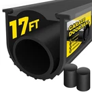 Garage Door Seal 17FT Black Epdm Rubber Weather Stripping UO17FEET Holikme. Fixed Price $51.99.