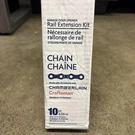Chamberlain Garage Door Opener Extension Kit 10 Ft. Replacement Chain Drive Rail. Fixed Price $47.49.