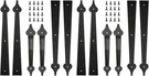 Winsoon Decorative Metal Garage Door Hardware Screw Carriage House Accents Du. Fixed Price $52.61.