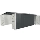 13'X20' Metal Garage Shed With Double Front Doors, Side Entry Diy House. Fixed Price $1399.99.