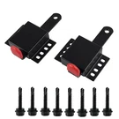 2 Pack Matte Black Heavy Duty Garage Door Locks, Inside Deadlock Security Sys.... Fixed Price $22.13.