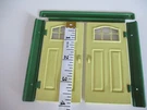 Old Metal Tin Dolls House Garage Doors Tri-ang Romside. Fixed Price $29.59.