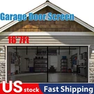 Garage Door Screen Magnetic Single Heavy Duty Mosquito Insects Mesh 16X7FT. Fixed Price $32.98.
