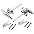 Autohaux 2 Set Universal Garage Shed Door Keyed T-handle Lock Kit W/. Fixed Price $30.12.