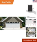 Magnetic Faux Window Panels - 32 Sheets For Metal Garage Doors, Install Easily. Fixed Price $40.50.