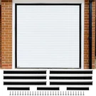Pooamy 3IN Garage Brush Seal Kit Roll Up Doors 10X10FT Nylon. Fixed Price $191.57.