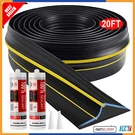 Universal Garage Door Threshold Seal Strip 10/20FT Kit, Bottom Waterproof Rubber. Fixed Price $46.99.