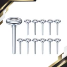 12 Set 1.8" Steel Garage Door Rollers For 2" Track 3.7" Stem Wheel. Fixed Price $37.44.