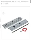 Genie Garage Door Opener Extension Kit Chain Drive C-channel Rails EKCC37301R 8'. Fixed Price $24.95.