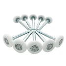Zhent 10-PACK Quiet Garage Door Rollers, Reinforced Dual Cage, 13-BALL Bearing. Fixed Price $39.89.