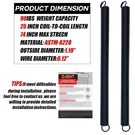 90LB Garage Door Extension Springs Pair. Fixed Price $58.39.