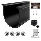 Garage Door Bottom Seal Kit With U-shape Weather Stripping, Universal Profess.... Fixed Price $40.79.
