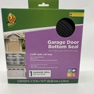 Duck Brand Garage Bottom Seal 2 3/4 Wide X 18 Long Black For Metal Doors. Fixed Price $25.00.