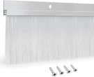 4 Set Door Brush Sweep 2.80" X 39.3" Cepia Garage Seal White Roll Up &. Fixed Price $56.99.