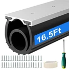 Alophoty 16.5 Ft Garage Door Seal Bottom Kit - Heavy Duty Epdm Rubber U+o Rin.... Fixed Price $82.03.