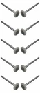 Heavy Duty 6200Z Precision Sealed 1.75" Nylon Garage Door Roller 9" Stem 10 Pack. Fixed Price $51.99.