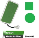 Sears Craftsman Garage Door Opener Key Chain Remote Control Green Learn Button. Fixed Price $9.95.