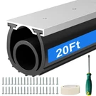 Alophoty 20 Ft Garage Door Seal Bottom Kit - Heavy Duty Epdm Rubber U+o Ring .... Fixed Price $96.49.