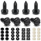 Hoewina License Plate Screw Kit, 8 Sets Stainless Anti Theft Grey. Fixed Price $10.46.