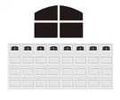 Car Garage Door KIT,32PC Magnetic Decorative Hardware Panels Faux Fake Windows. Fixed Price $41.99.