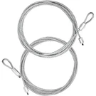 Blesseras Feet 6 Inches Long Garage 9.5 Ft. Cables For 8 Foot Door, Chrome. Fixed Price $18.84.