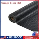 16 25 Ft Garage Mat,non-slip,diamond Plate Flooring Roll Pvc Rubber. Fixed Price $125.99.