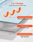 Double Reflective Insulation Roll, Non-perforated Woven Fabric Radiant Barrier,. Fixed Price $108.59.