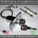 Universal Garage Door Opener Emergency Disconnect Release Lock Cable & Keys. Fixed Price $15.87.