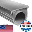 Storystore Garage Door Seals Bottom Rubber Pre-drilled Aluminum Track Retainer. Fixed Price $116.53.