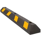 Guardian Parking Stop, 4FT Long Rubber Curb W/mounting Holes, Black/yellow(used). Fixed Price $36.52.