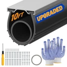 Garage Door Bottom Seal, 10FT Heavy-duty With Aluminum Track.... Fixed Price $70.60.