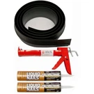Tsunami Seal 18 Ft. Black Garage Door Threshold Kit Two Liquid Nails Cartridges. Fixed Price $104.05.