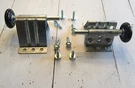 2 Garage Door Top Fixtures Nylon Rollers W/ Ball & Wood Lags Overhead. Fixed Price $22.99.
