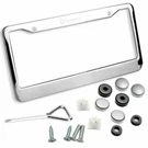 Zone Tech License Plate Tag Frame Holder Cover Screws. Fixed Price $7.99.