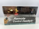 Remote Control Deadbolt Morning Industry Solid Brass KF-01P Sealed. Fixed Price $35.00.