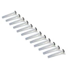 (pack Of 12) 2" Capped Nylon Garage Door Rollers With 4" Stem & 13-BALL Bearing. Fixed Price $34.99.